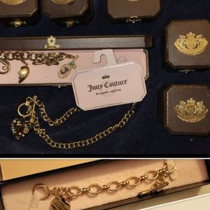 Updated: 3 pieces Juicy Couture. 1 necklace. 2 bracelets. New. +5 empty boxes